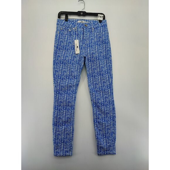 Vineyard Vines Women’s Stretch Jamie High Rise Chevron Jeans Size 28